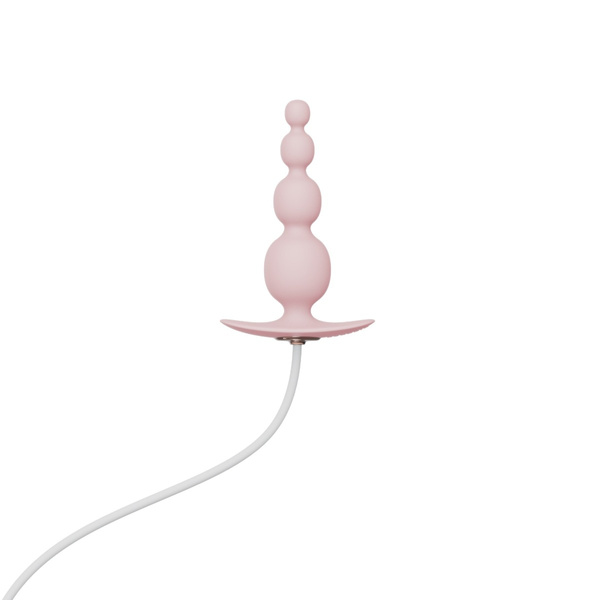 Qingnan No.8 Mini Vibrating Anal Beads Pink