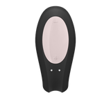 Вібратор Для Пар Double Joy Black With App Satisfyer
