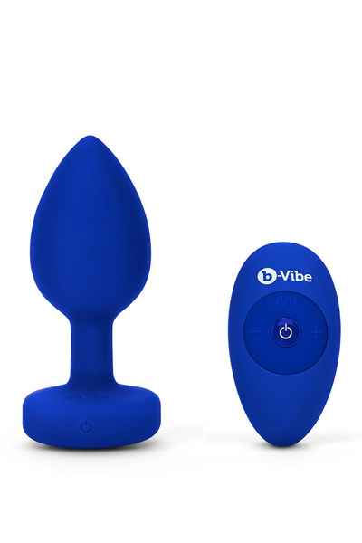 Анальний пробка Vibrating Jewel Plug L/Xl Navy b-Vibe