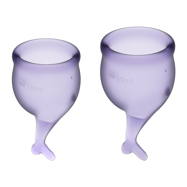 Kubeczki menstruacyjne Satisfyer Feel Secure Menstrual Cup Set 