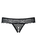 Miamor Stringi Otwarte Czarne S/M Obsessive