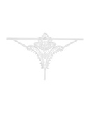 Стрінги білі Luiza S/M Obsessive