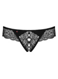 Miamor Stringi Otwarte Czarne S/M Obsessive