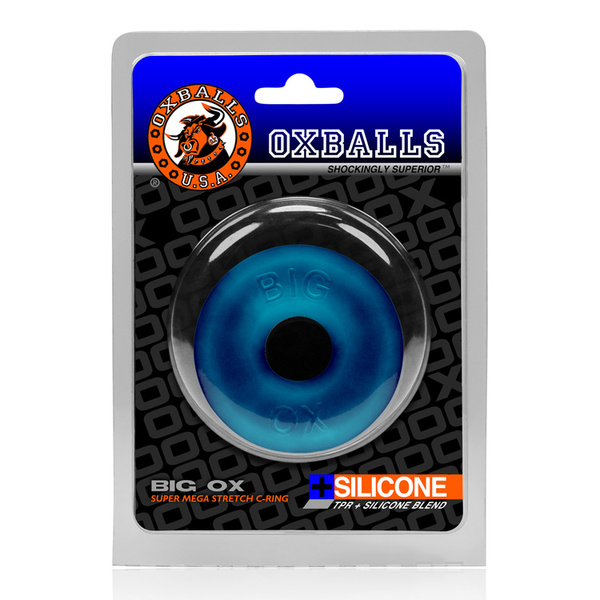 Ерекційне кільце Big Ox Cockring Blue Oxballs