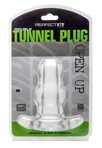Анальний корок з тунелем Double Tunnel Plug M Perfect Fit
