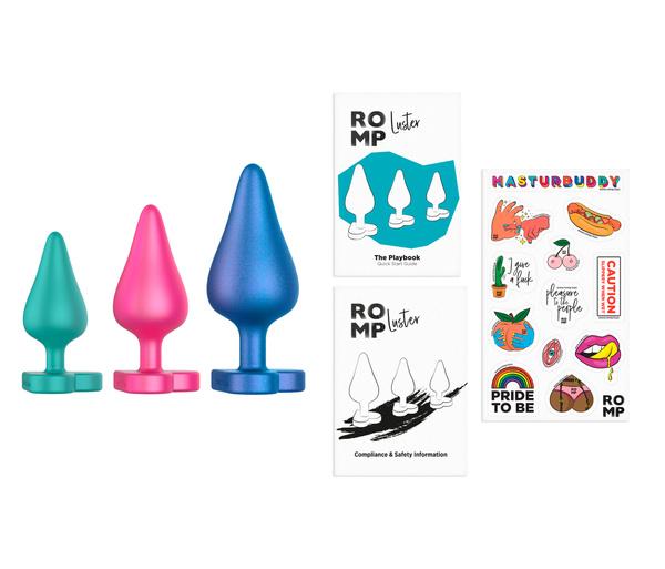 Набір анальних корків Luster Romp