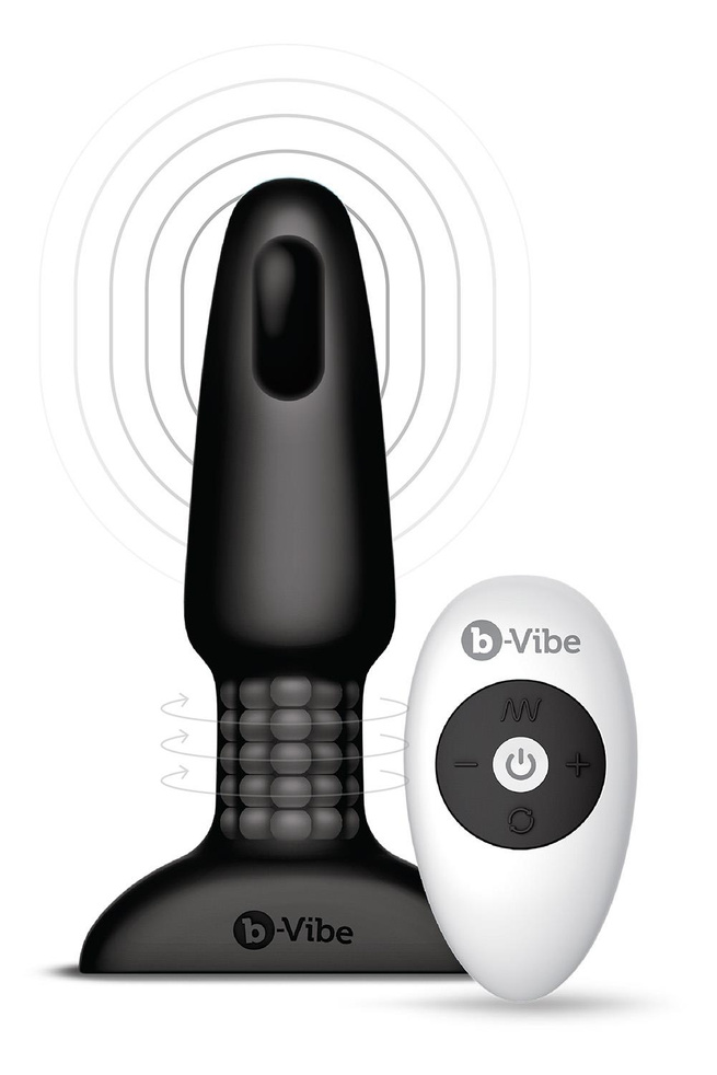 B-VIBE RIMMING PLUG 2 BLACK