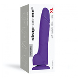 Bardzo realistyczne dildo z przyssawką Strap-on-me Soft Realistic Dildo XL Purple