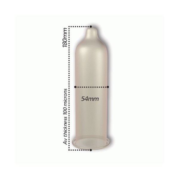 Grubsze Prezerwatywy Lateksowe Extra Safe 3 Szt. Pasante