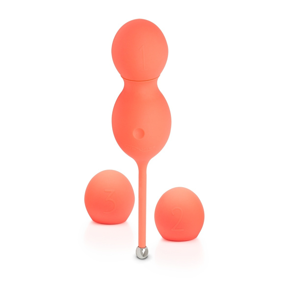 Kulki Gejszy Do Ćwiczeń Mięśni Kegla Bloom Coral We-Vibe