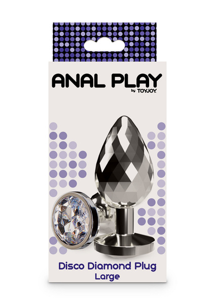Пробка Анальна З Кристаликом Disco Diamond Plug Large NS Novelties