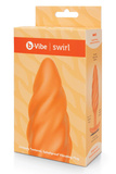 Swirl Texture Plug Orange b-Vibe