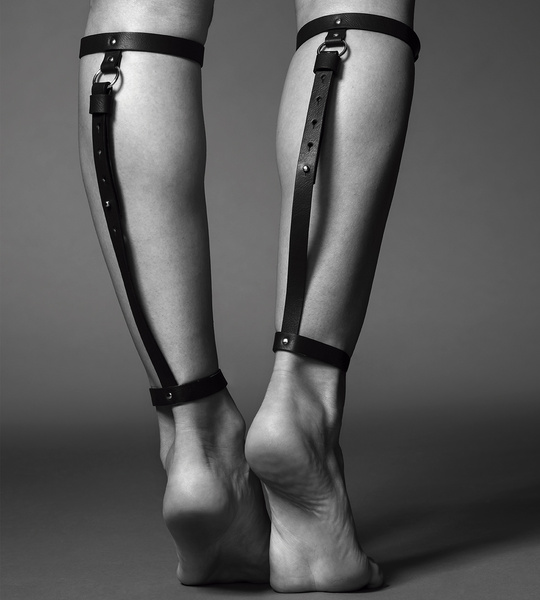 Podwiązki Maze Back Leg Garter Brown Bijoux Indiscrets
