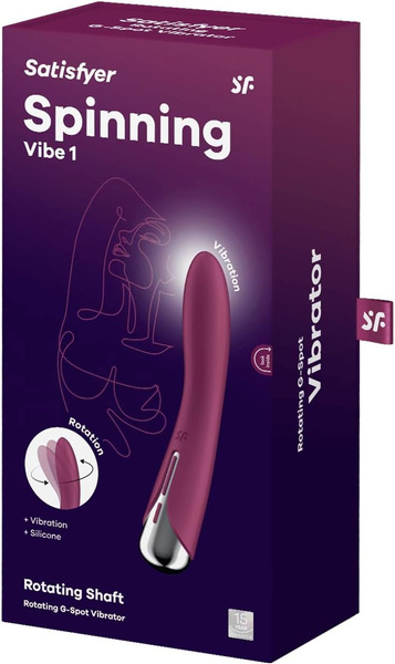 Вібратор для точки G Spinning Vibe 1 Червоний Satisfyer