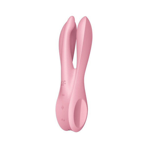 Стимулятор клітора Threesome 1 pink Satisfyer