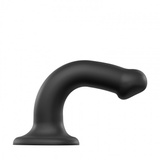 Wyjątkowo Miękkie Dildo Silicone Bendable Dildo Double Density M Black Strap-on-me