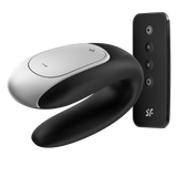 Wibrator dla par Satisfyer Double Fun Black