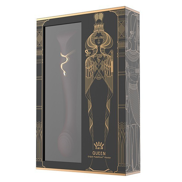Wibrator Legend Queen Set G-Spot Pulse Wave Wine Red Zalo