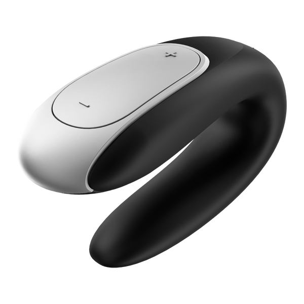 Wibrator dla par Satisfyer Double Fun Black
