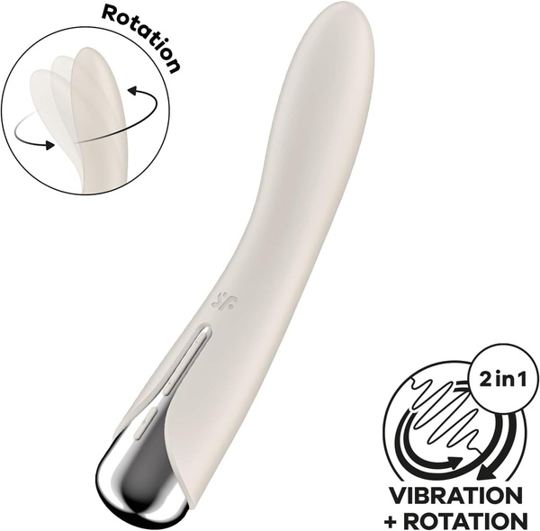 G-spot vibrator Spinning Vibe 1 Beige Satisfyer