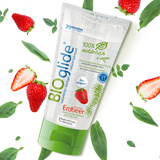 Naturalny Lubrykant Na Bazie Wody O Smaku Truskawkowym Bioglide Strawberry 80 Ml JoyDivision