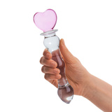 Dildo z zakończeniem w kształcie serca Glas Sweetheart Glass Dildo