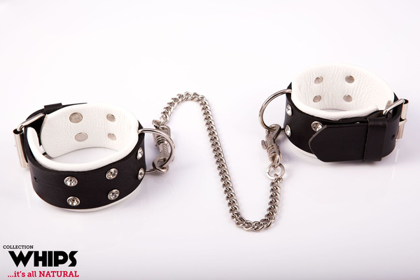 Жіночі Наручники На Ноги Білі Whips