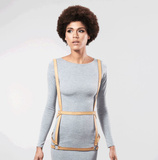 Uprząż Maze Arrow Dress Brown Bijoux Indiscrets