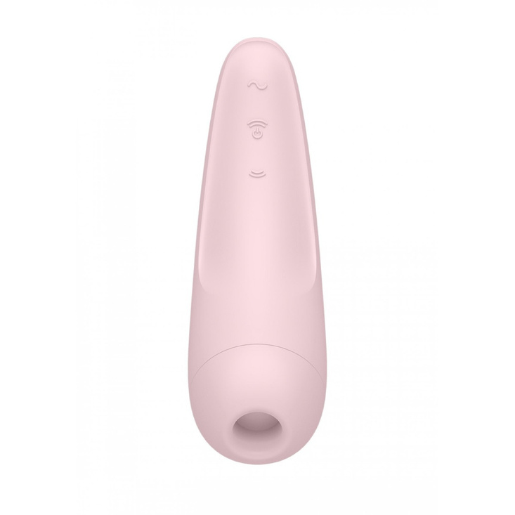 Bezdotykowy stymulator łechtaczki z aplikacją Satisfyer Curvy 2+ Pink