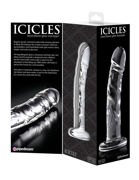 Icicles No. 62 szklane dildo