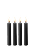 Teasing Wax Candles 4-Pack Black - Чорний набір свічок для BDSM Ouch! by Shots