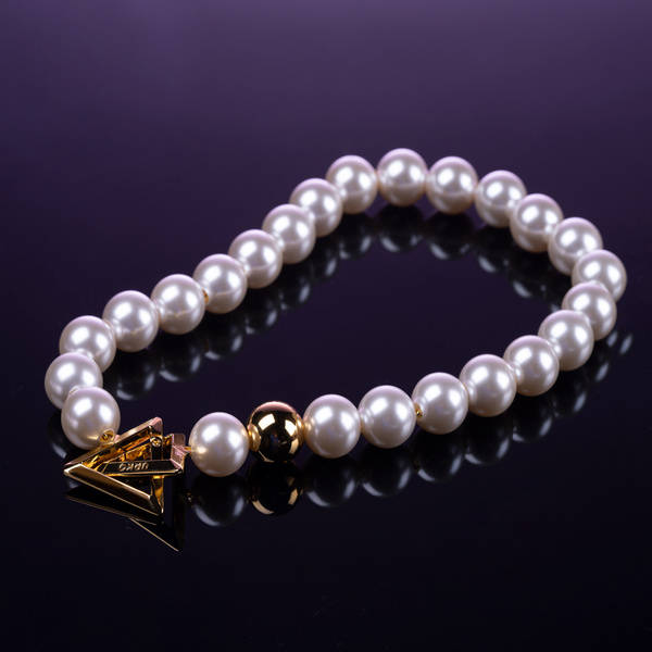 Perłowy Naszyjnik - Obóżka Upko Moist Eyes Pearl Necklace / Collar UPKO