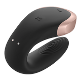 Wibrator dla par Satisfyer Double Love Black