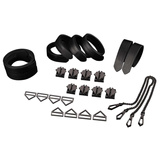 LOCKINK 8-Bondage-Straps Restraint Set Black