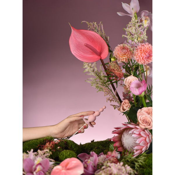 Анальні Кульки No.8 Mini Vibrating Anal Beads Pink Qingnan