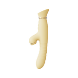 Вібратор Багатофункціональний Rose Thruster Lemon Yellow Zalo