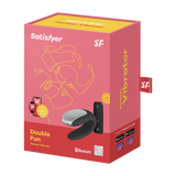 Wibrator dla par Satisfyer Double Fun Black