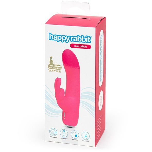 Wibrator Króliczek Mini Rabbit Vibrator Pink Happy Rabbit