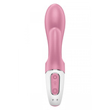 Надувний вібратор Air Pump Bunny 2 світло-червоний Satisfyer