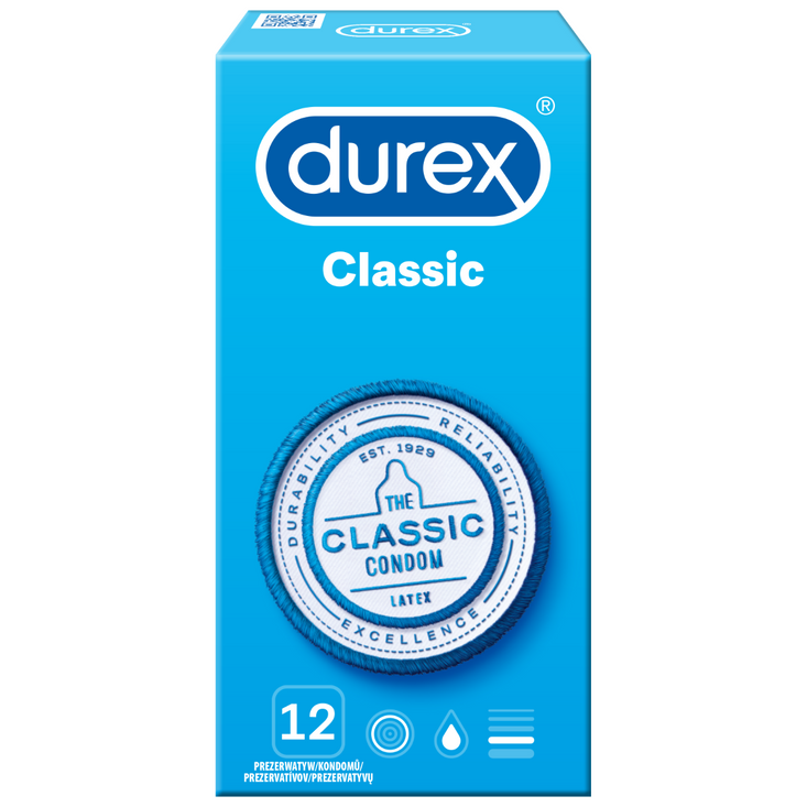 Prezerwatywy lateksowe Durex Classic 12 szt