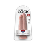 King Cock 7" Two Cocks One Hole Light