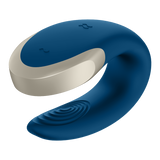 Вібратор для пар Double Love Blue Satisfyer