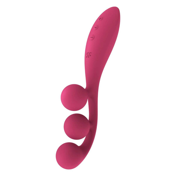 Багатофункціональний вібратор Tri Ball 1 red Satisfyer