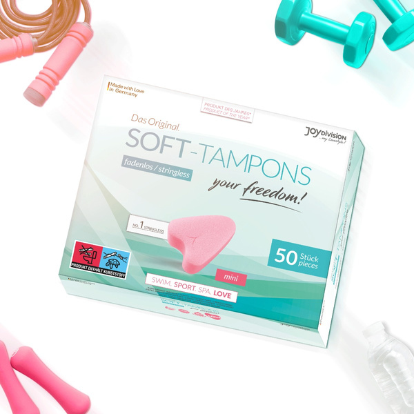 Упаковка Збірна Тампонів Безшнуркових Soft-Tampons Mini Box Of 50 JoyDivision