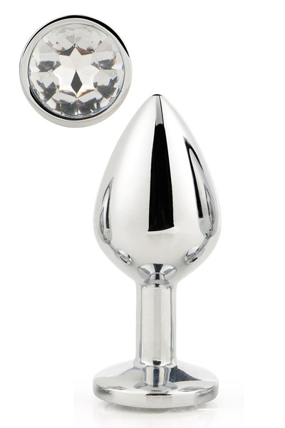 Korek Analny Gleaming Love Silver Plug Medium Dreamtoys
