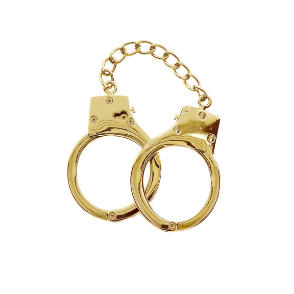 Наручники Gold Plated Bdsm Handcuffs Taboom