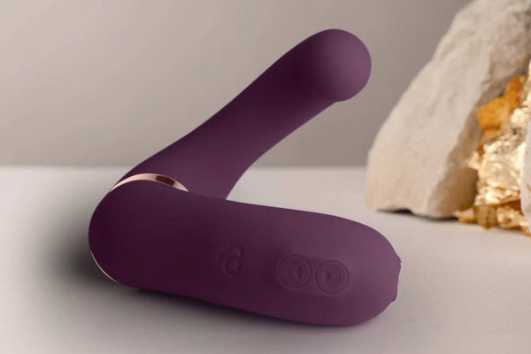 Вібратор Для Точки G З Стімулятором Variety Burgundy Rocks-Off