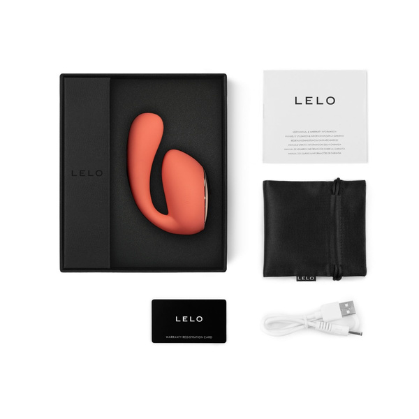 Вібратор Для Точки G І Клітора Ida Wave Coral Red Lelo