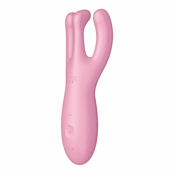 Вібратор для клітора Threesome 4 Connect App Pink Satisfyer