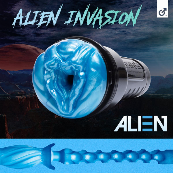 Мастурбатор Freaks Alien Blue Metallic Fleshlight